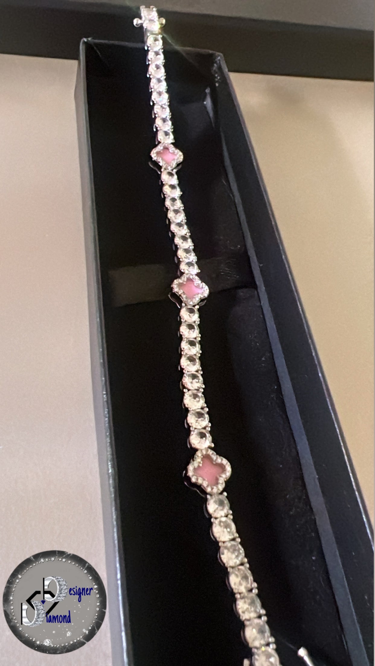 Pink Diamond Cleef Bracelet