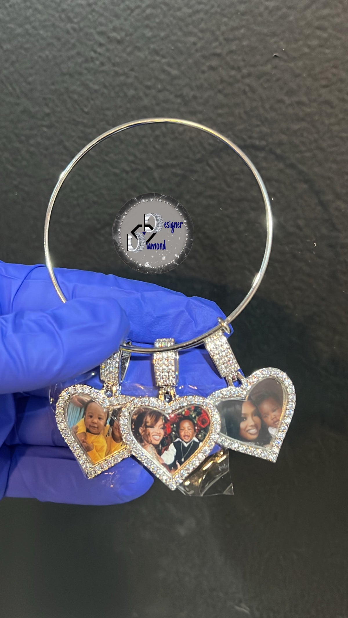 Custom Heart Bangle