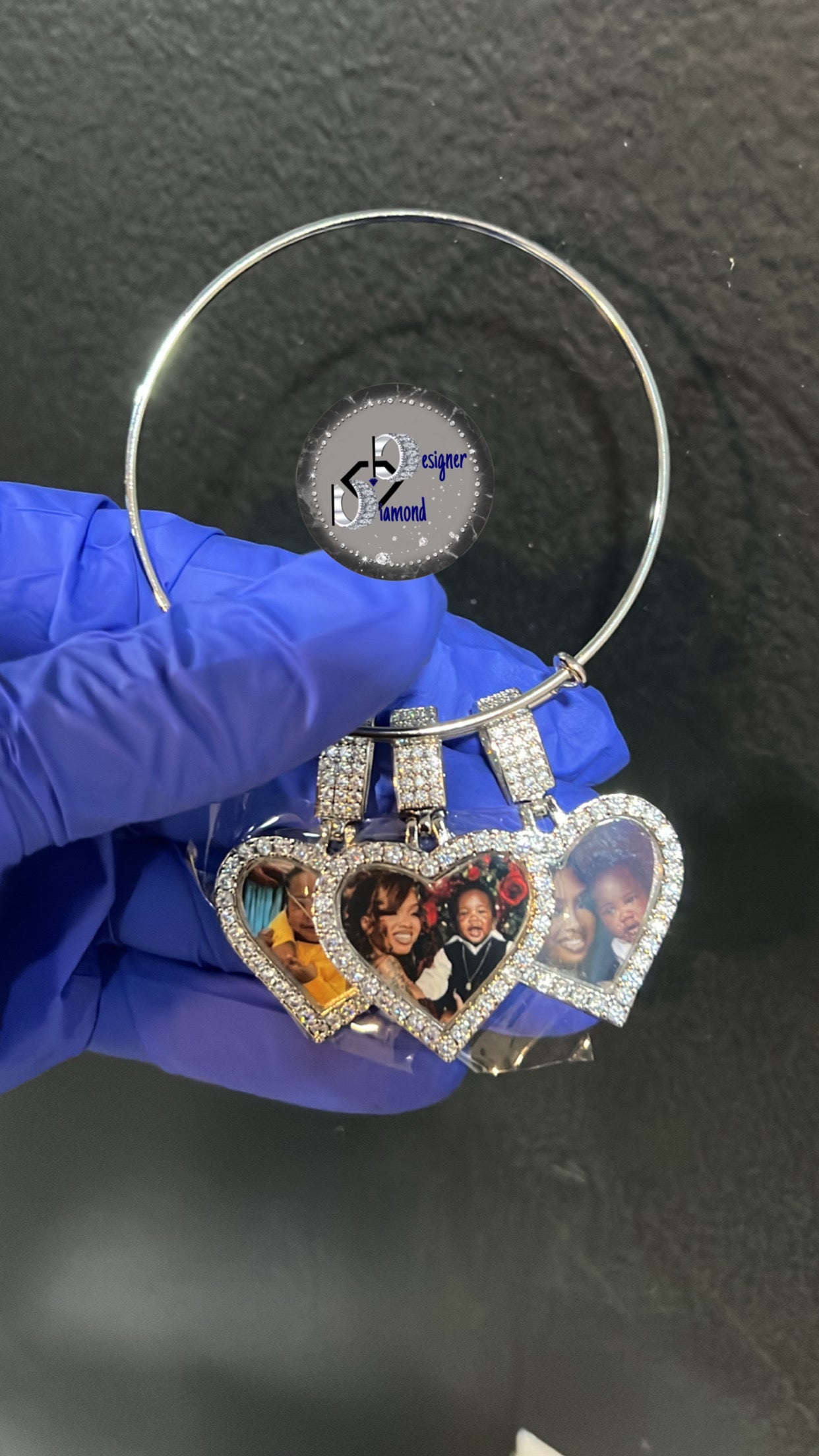 Custom Heart Bangle