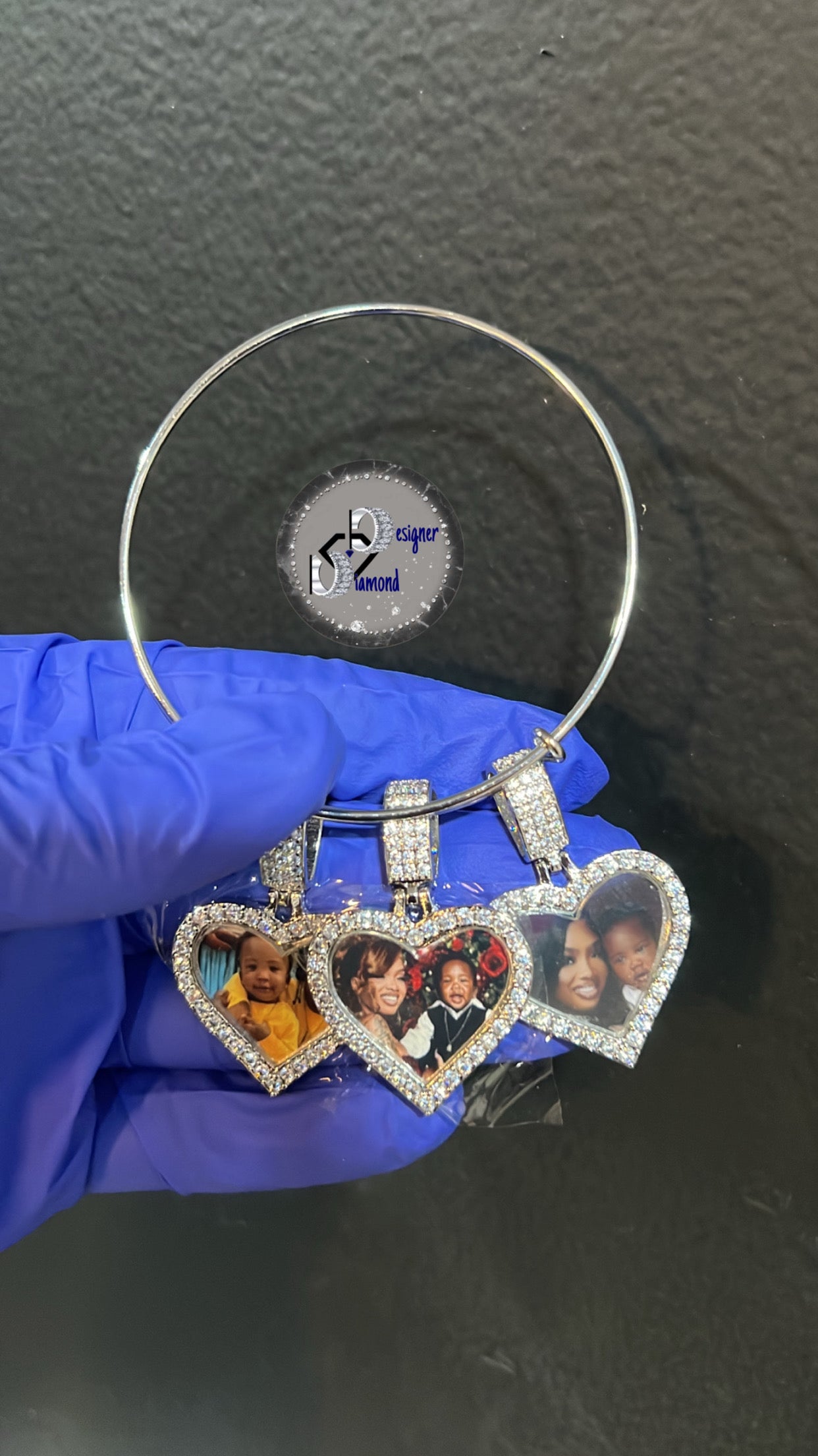 Custom Heart Bangle