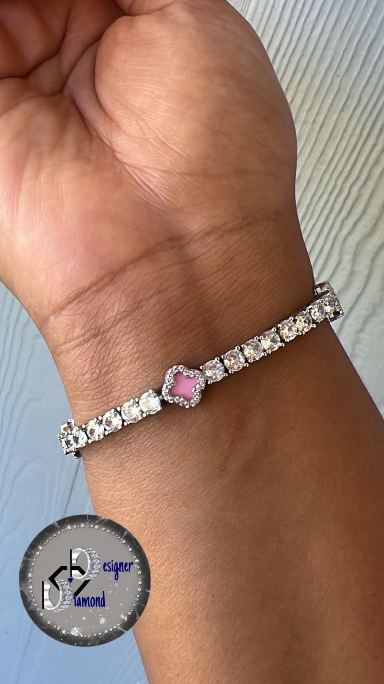 Pink Diamond Cleef Bracelet