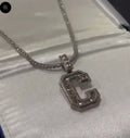 Custom Moissanite Baguette Initial “J”