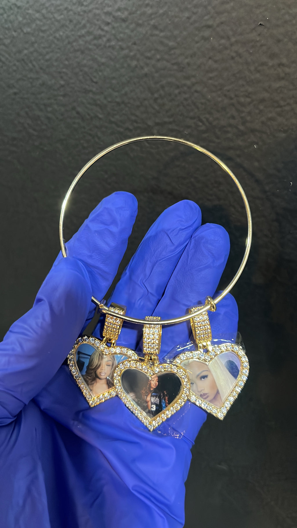 Custom Heart Bangle