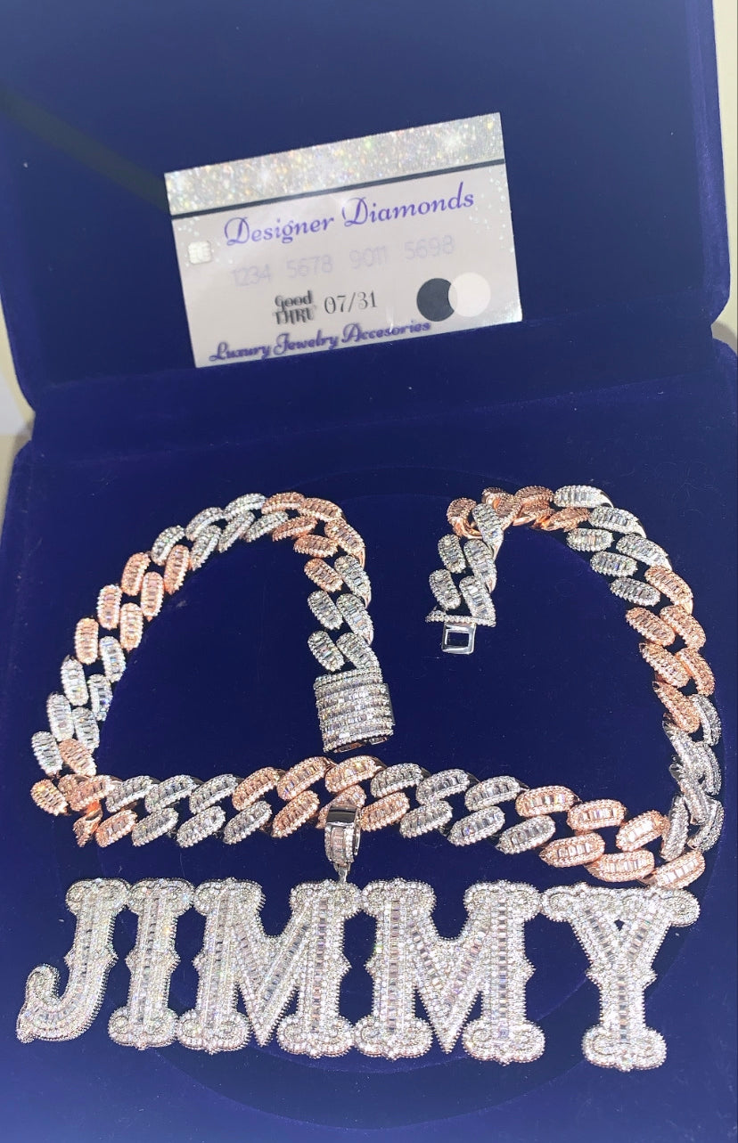 Emerald-Cut Baguette Chain