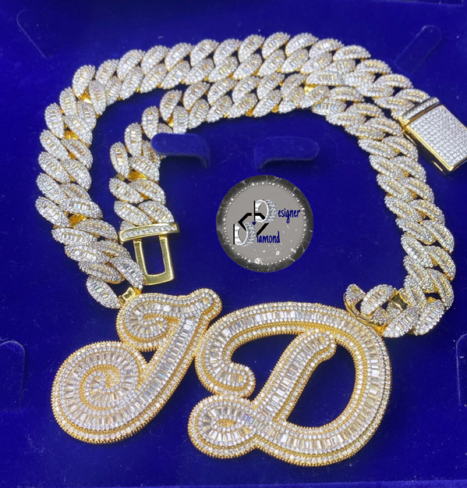 Cursive Cuban Chain