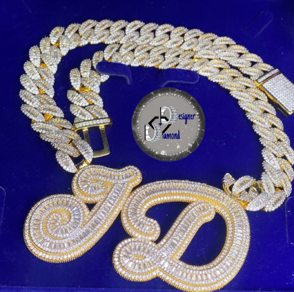 Cursive Cuban Chain