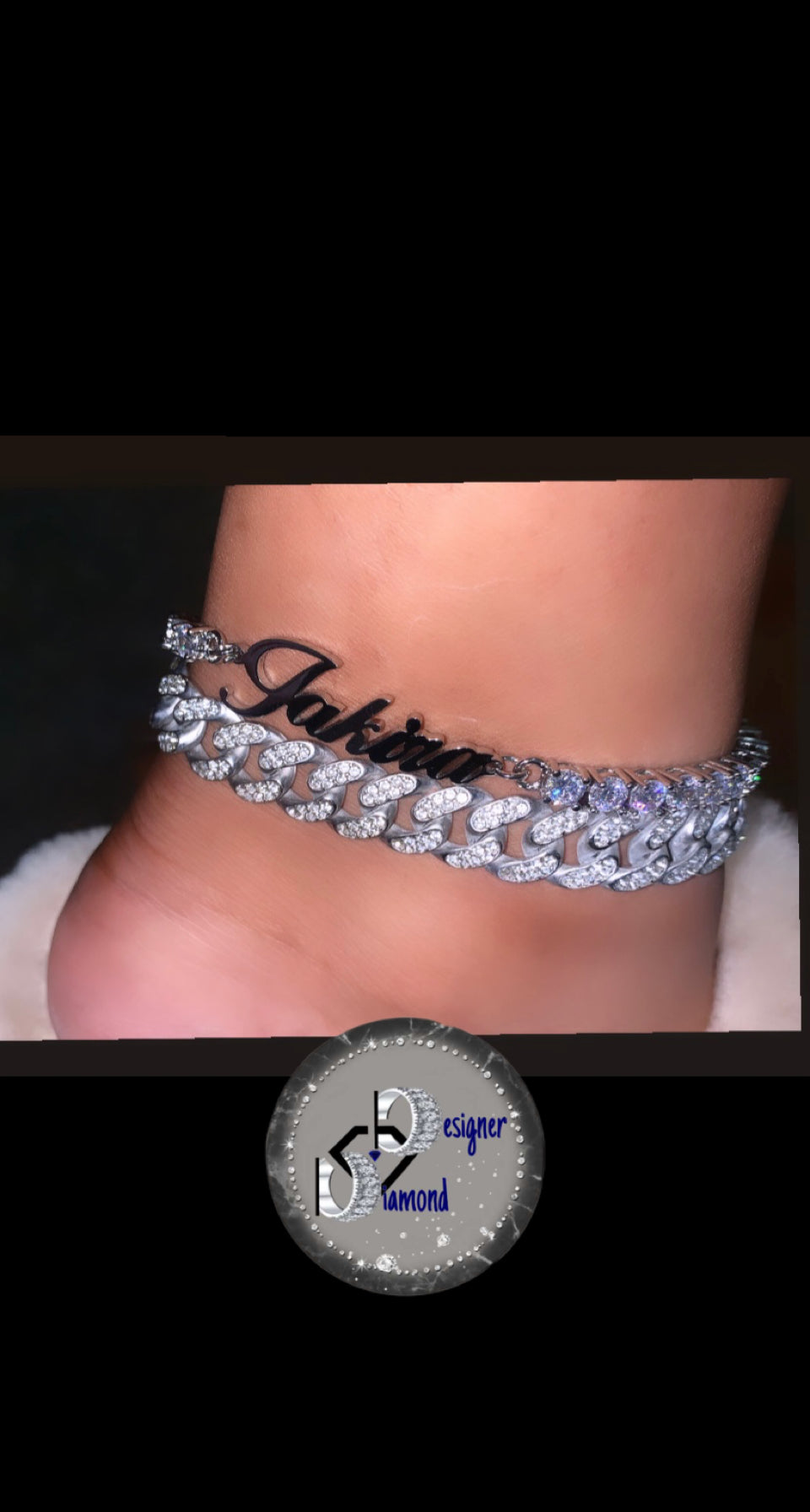 Custom Tennis Anklet