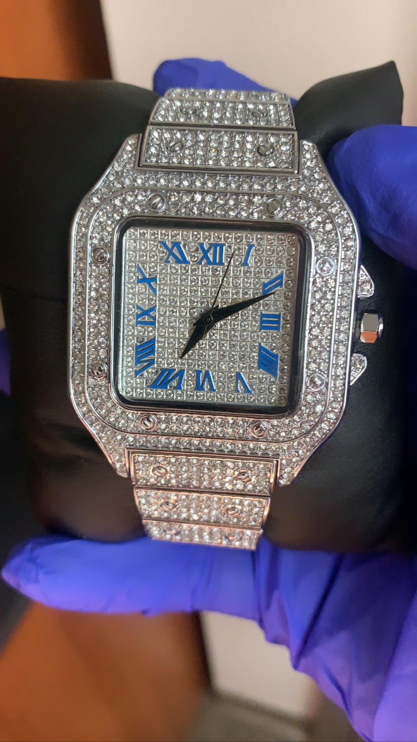 “Time Served” Square Face Watch