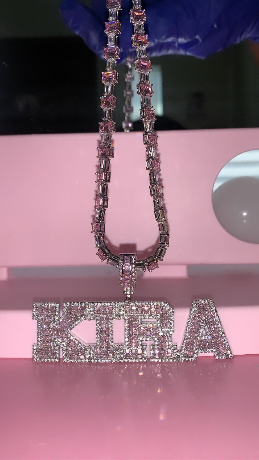 Pretty In Pink Custom Chain