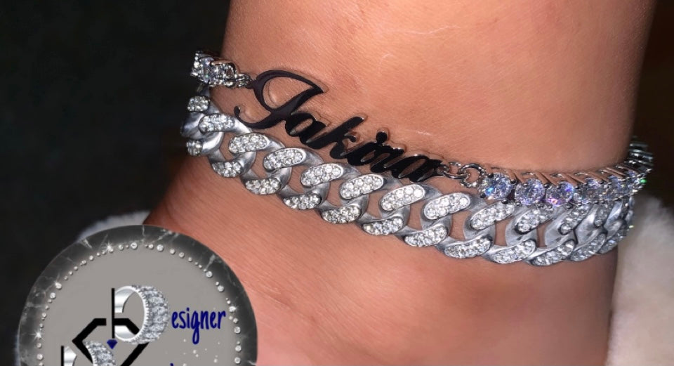 Custom Tennis Anklet